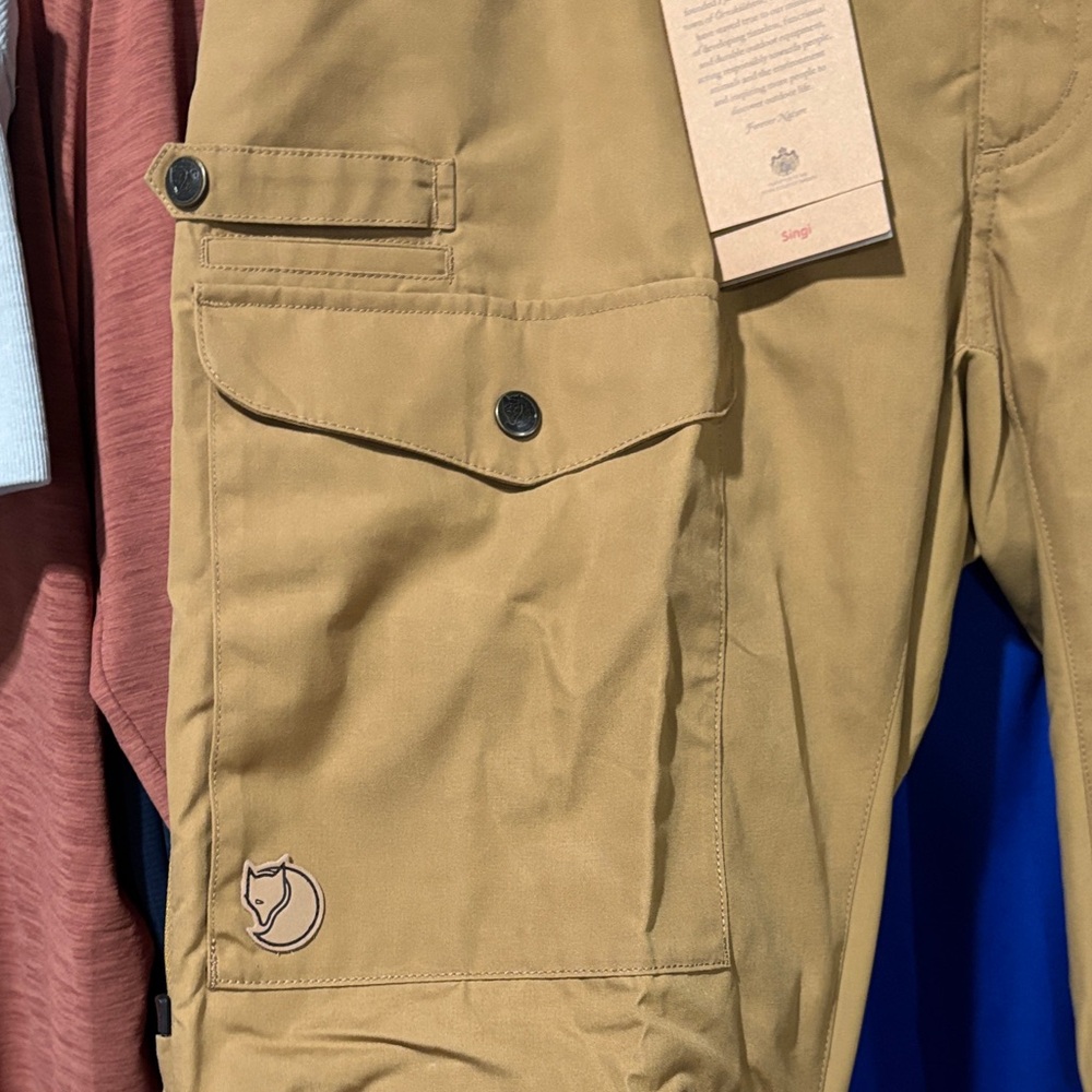 Fjallraven Brown Straight Leg Pants - Picture 7 of 9